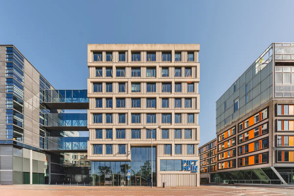 The Epicenter Amsterdam building at Piet Heinkade 99 on the IJ waterfront