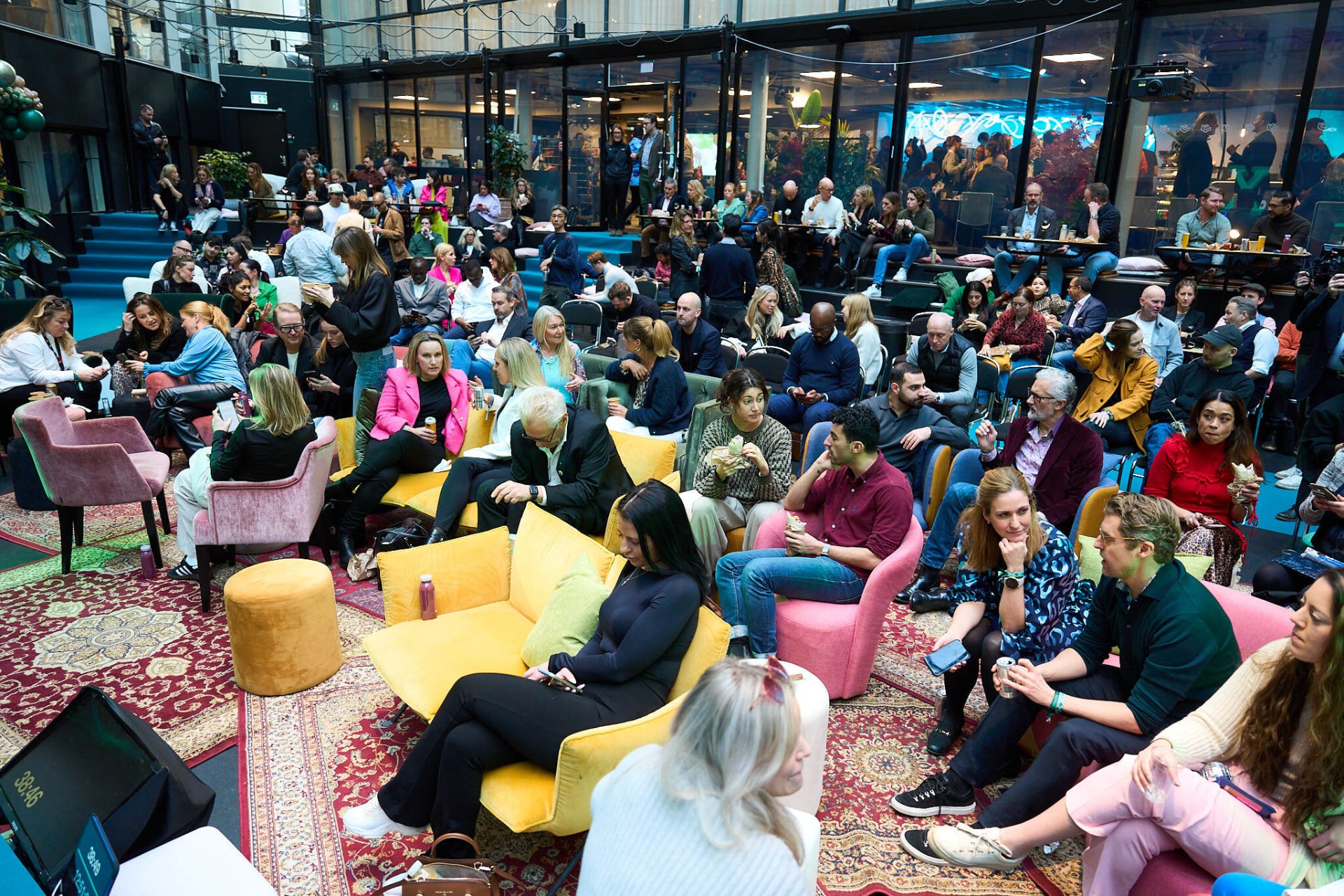 Epicenter community event in the atrium